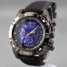 New spring 2014 fashion style blue round dial outdoor fun & sports men sports watches silicone quartz watch freeing shipping