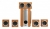 Колонки Sven HT-435R wood 5.1 5x15Вт+35Вт RMS 110Вт ПДУ дерево Колонки Sven HT-435R wood 5.1 5x15Вт+35Вт RMS 110Вт ПДУ дерево