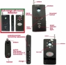CC308 детектор жучков, линз, камер, сотовых телефонов, GPS трекеров... Dual Mode RF Laser Camera Detector Finder