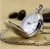 New arrival promotion retail vintage elegant women men sliver chain mechanical pocket watch pendent freeing shipping