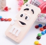 New 2014 fashion style cell mobile phone cases cute rainbow beans 3D colorful silicone iphone 5 5S case free shipping