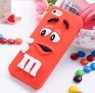New 2014 fashion style cell mobile phone cases cute rainbow beans 3D colorful silicone iphone 5 5S case free shipping