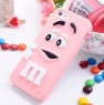 New 2014 fashion style cell mobile phone cases cute rainbow beans 3D colorful silicone iphone 5 5S case free shipping