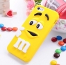 New 2014 fashion style cell mobile phone cases cute rainbow beans 3D colorful silicone iphone 5 5S case free shipping