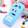 New 2014 fashion style cell mobile phone cases cute rainbow beans 3D colorful silicone iphone 5 5S case free shipping