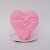 Свеча сердце розовое